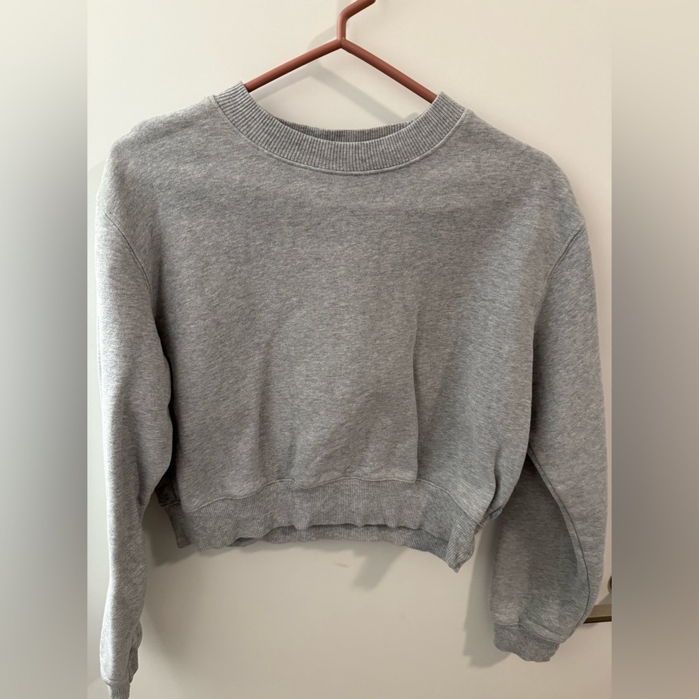 Aritzia TNA Cozy Perfect Crewneck Shrunken Sweatshirt